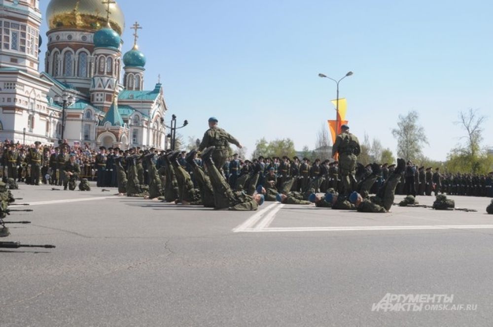 Парад Победы в Омске.