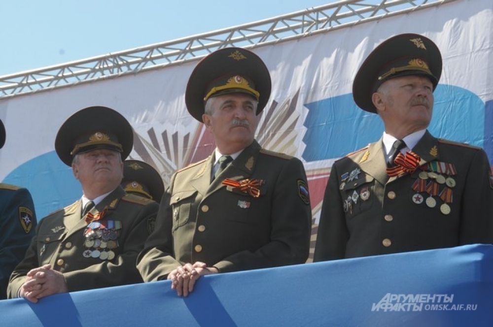 Парад Победы в Омске.