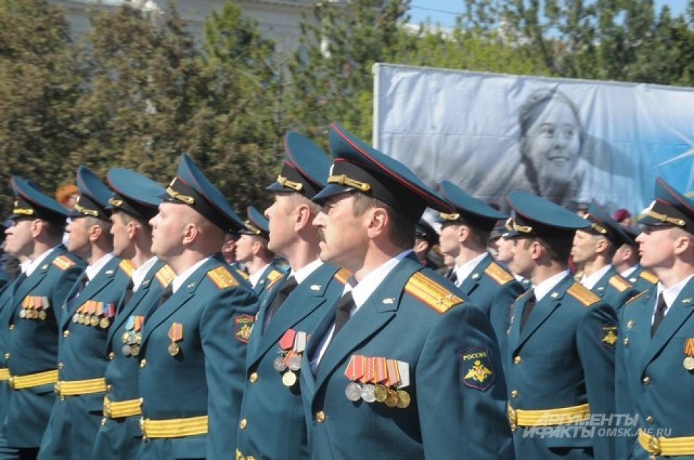 Парад Победы в Омске.