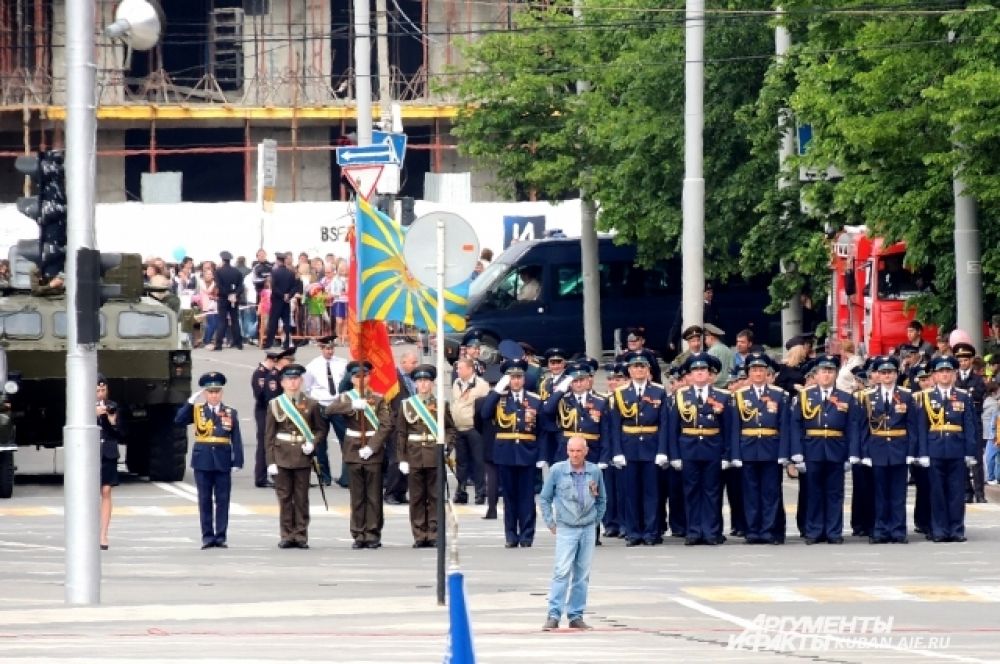Военнослужащие Краснодарского гарнизона.