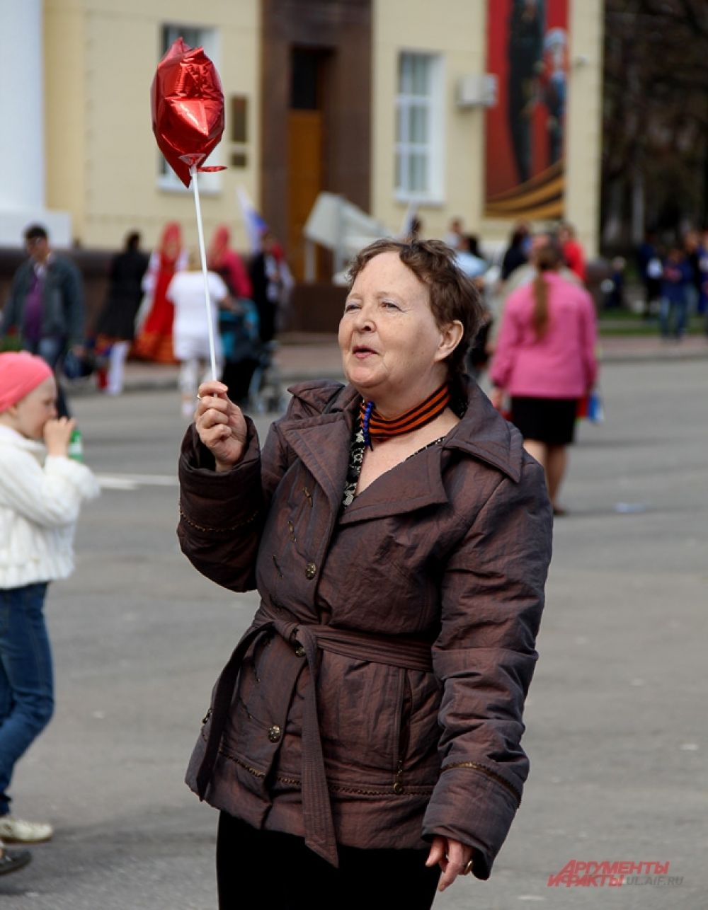 На площади Ленина.