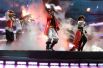 В 2008 году не менее экстравагантными нарядами поразила «Евровидение» латвийская поп-группа Pirates of the Sea – участники трио вышли на сцену в костюмах пиратов. Они успешно прошли в финал, где заняли 12-е место, набрав одинаковое количество баллов с Дианой Гурцкой.