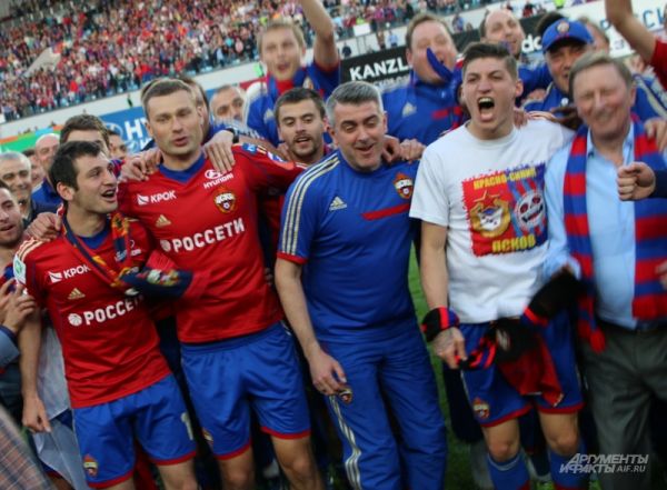 ЦСКА в пятый раз выиграл чемпионат России
