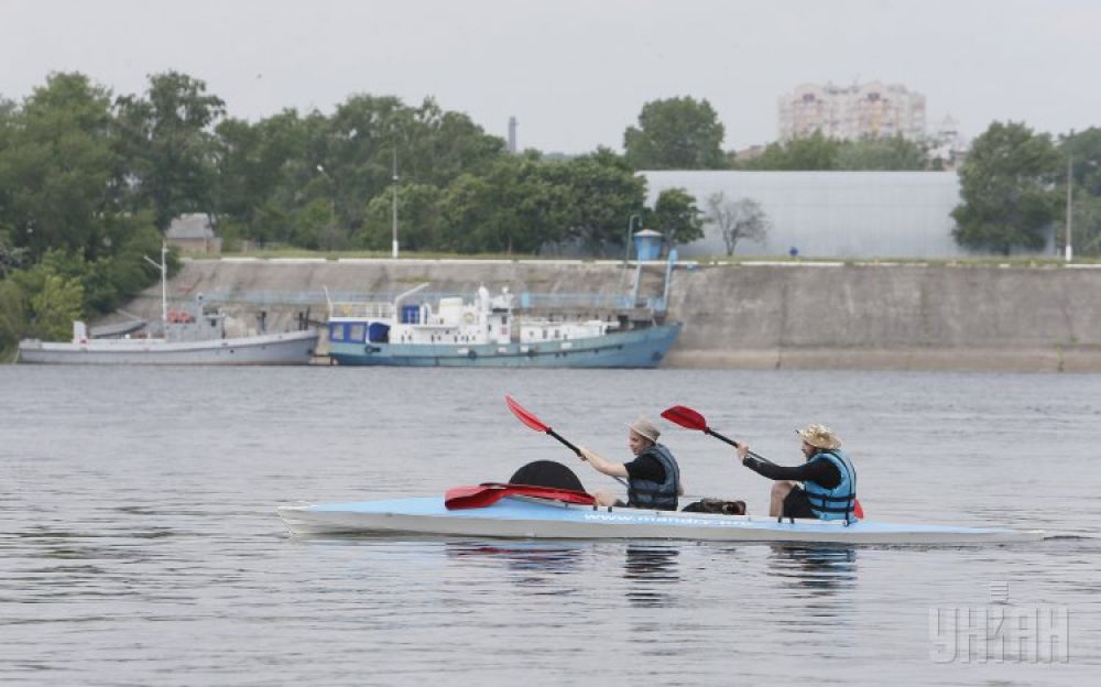 Переход по Днепру к Черному морю на веслах