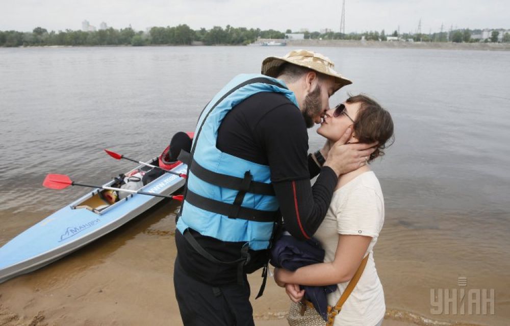 Переход по Днепру к Черному морю на веслах