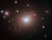 Линзообразная галактика Персей А. Находится в одном созвездии с переменной звездой Алголь. Галактика состоит из «нитей» относительно холодного газа, собирающегося под влиянием раскалённой до 55 миллионов градусов по Цельсию среды.