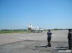 Взлет боевого самолета в Луцке