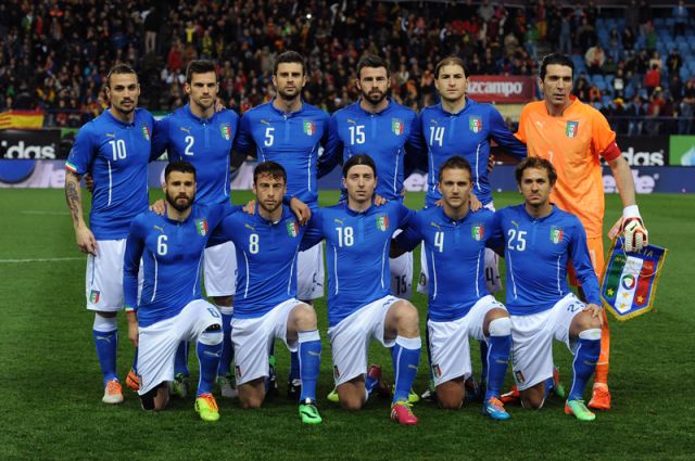 Сборная Италии по футболу.
