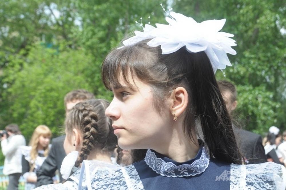 Последний звонок омских школьников.