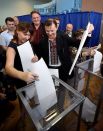 Кандидат в президенты Олег Ляшко проголосовал на выборах