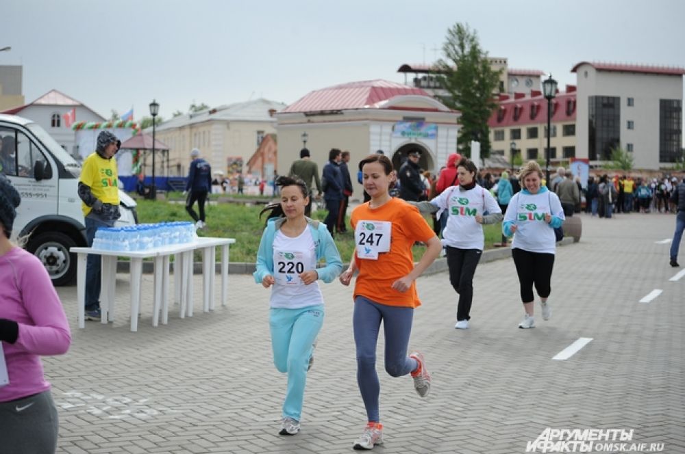 Весенний полумарафон в Омске.