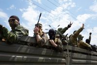 Грузовик с боевиками