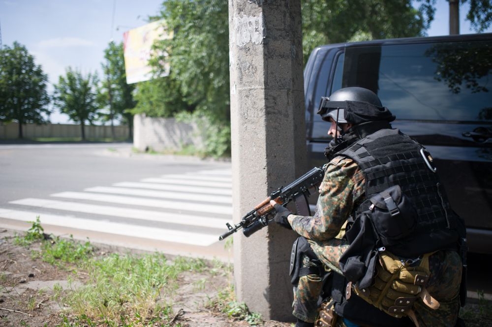 Боевики в зоне проведения АТО