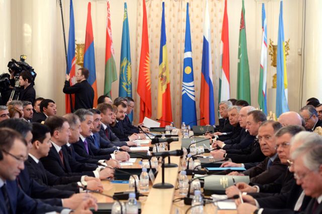Заседание Совета министров иностранных дел СНГ в Москве.
