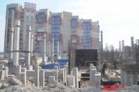 В Омской области активно строят жилые дома.