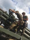 Танки и БМП украиских силовиков
