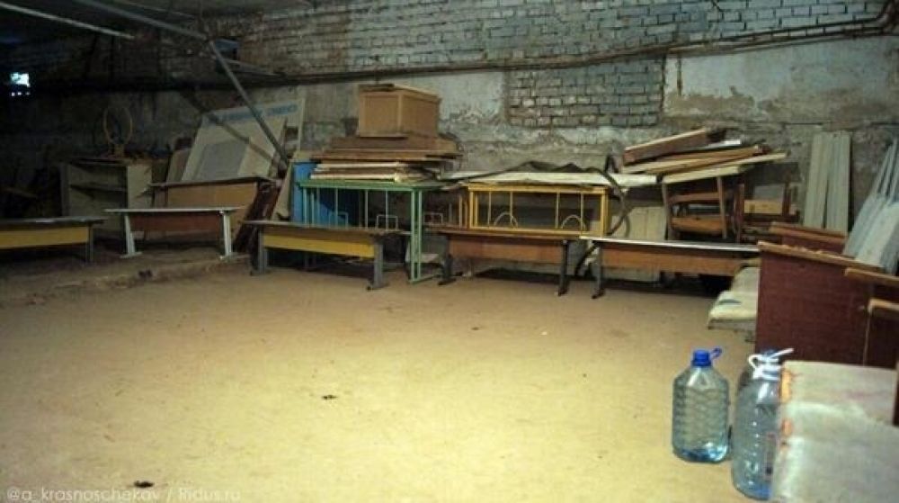 Бомбоубежище в Славянске