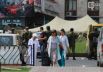 У здания облгосадминистрации были замечены медики