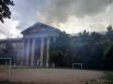 Возгорание в здании бывшего института сухопутных войск