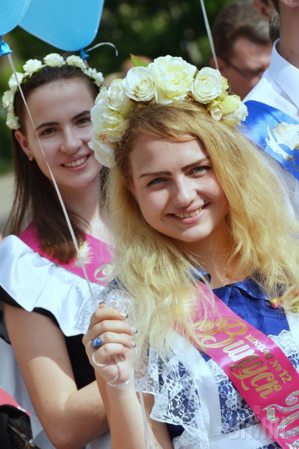 Выпускница одной из школ в Одессе