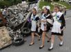 Выпускники на Майдане Незалежности в Киеве