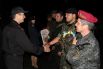Военных торжественно встретили на полигоне вблизи Киева