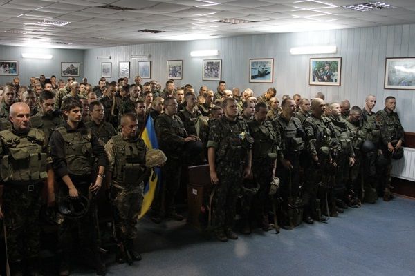 Батальон полтора месяца пребывал на боевом дежурстве в районе Изюм-Славянск