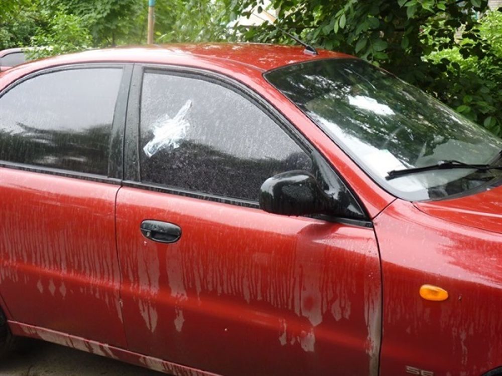 Расстеленный автомобиль