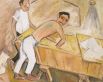За $ 3 млн была продана на Sotheby’s картина Михаила Ларионова «Месильщики теста», которая является одной из ранних работ основоположника русского авангарда. Долгое время эта картина находилась в коллекции фотографа и галлериста Эжена Рубина и последний раз выставлялась в Великобритании в 1961 году. 