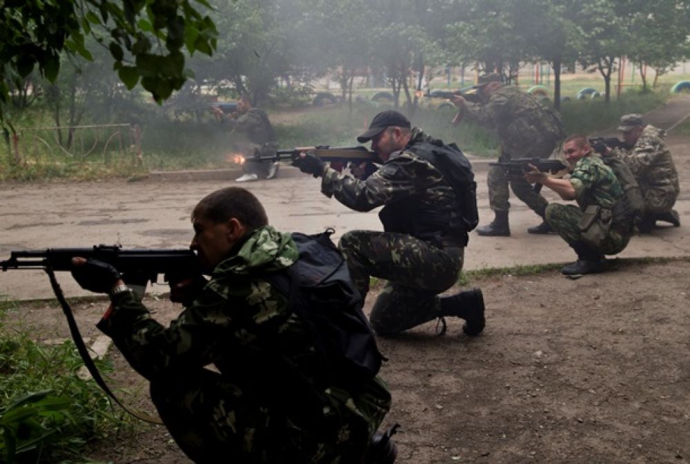 Боевики ЛНР