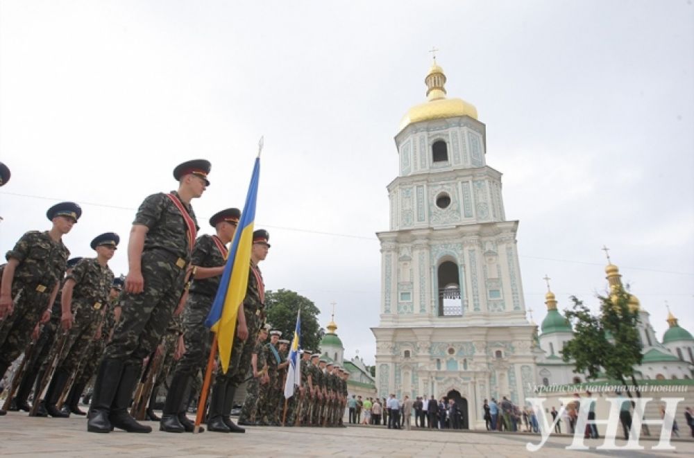 Репетиция инаугурации президента Украины Петра Порошенко