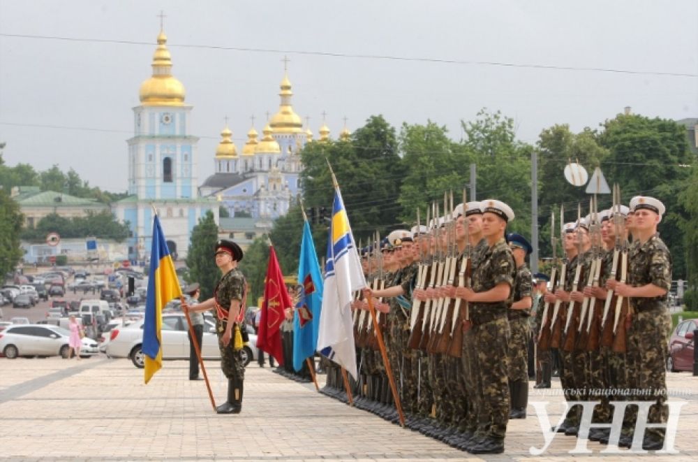 Репетиция инаугурации президента Украины Петра Порошенко