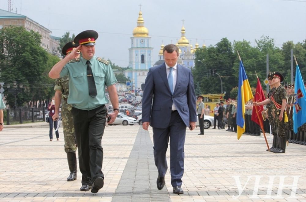 Репетиция инаугурации президента Украины Петра Порошенко