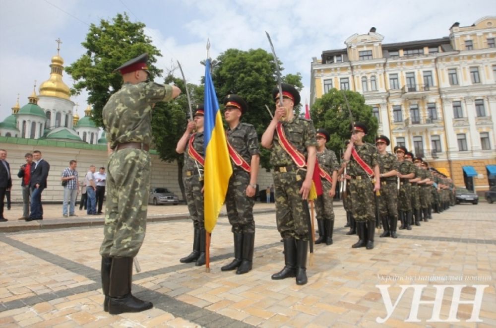 Репетиция инаугурации президента Украины Петра Порошенко