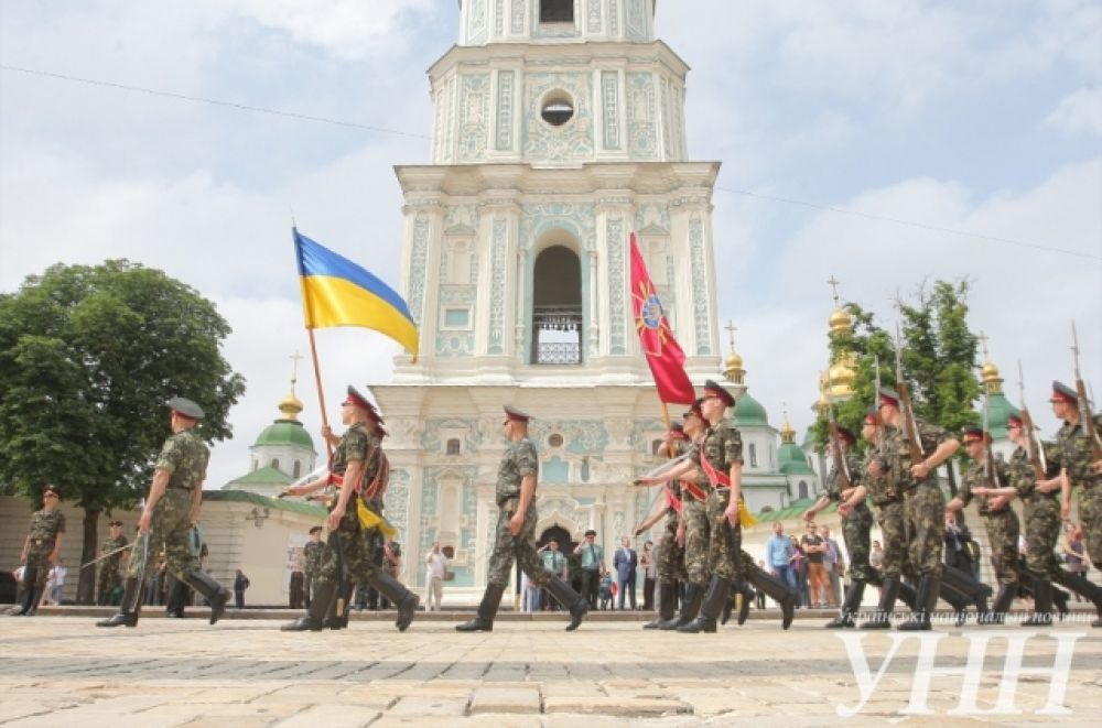 Репетиция инаугурации президента Украины Петра Порошенко