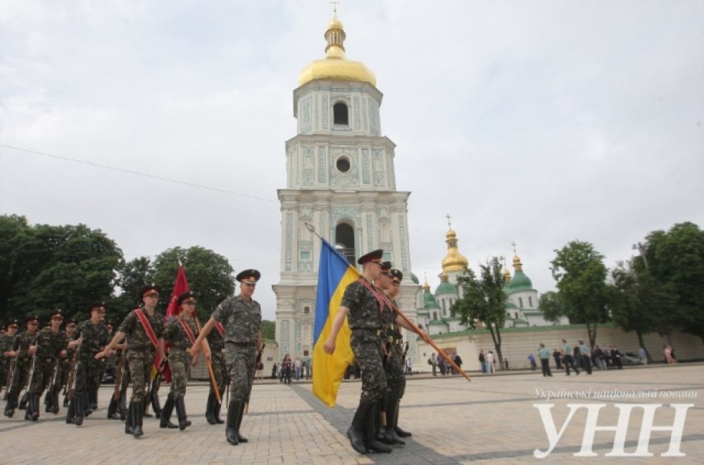 Репетиция инаугурации президента Украины Петра Порошенко
