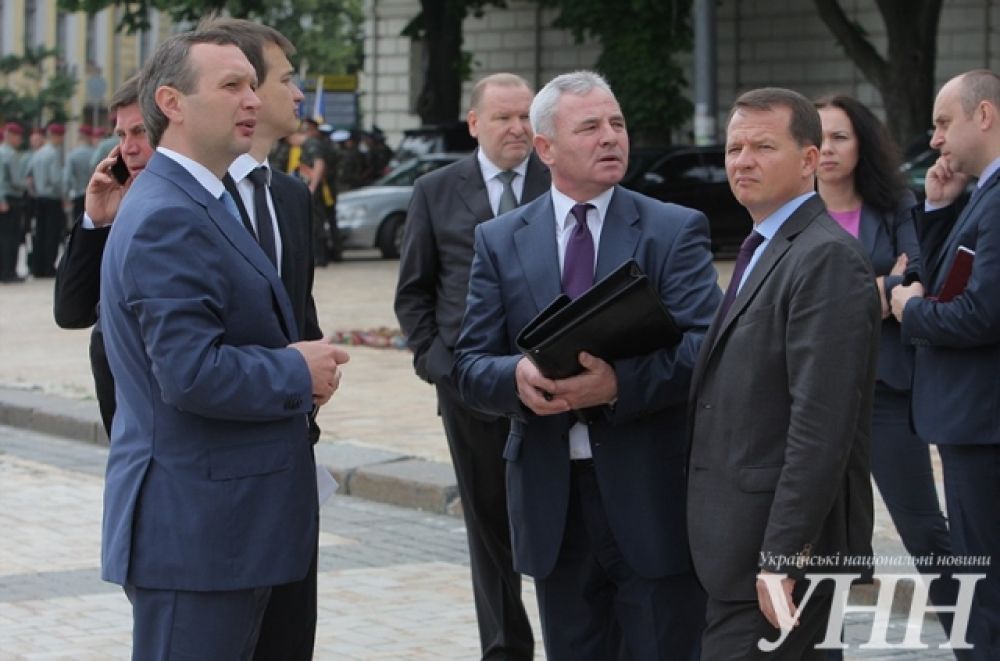 Репетиция инаугурации президента Украины Петра Порошенко