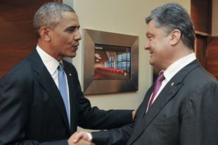 Петр Порошенко и Барак Обама