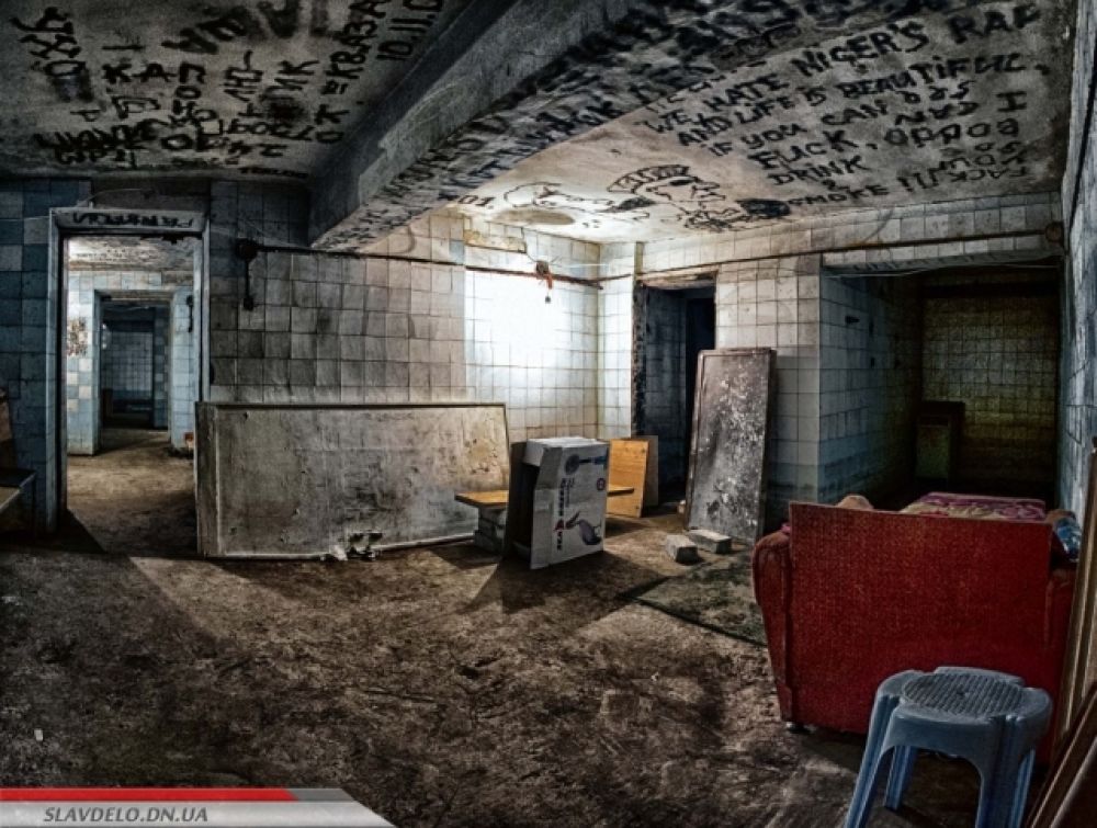 Бомбоубежище в Славянске