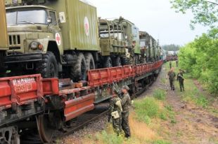 Мобильный госпиталь украинской армии