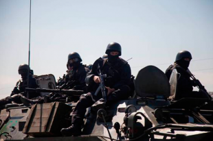 Украинские военные в зоне АТО