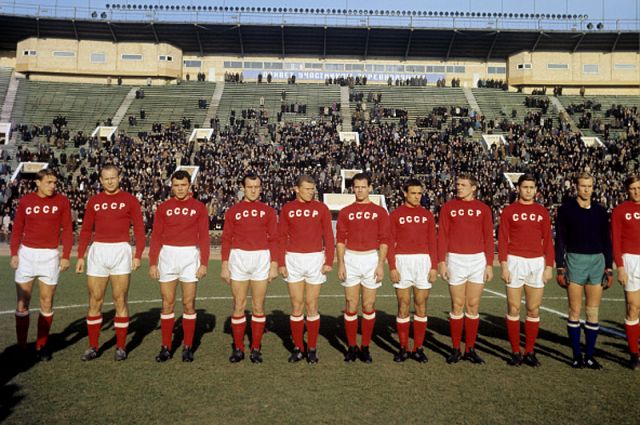 Сборная СССР по футболу на чемпионате мира 1966 года.