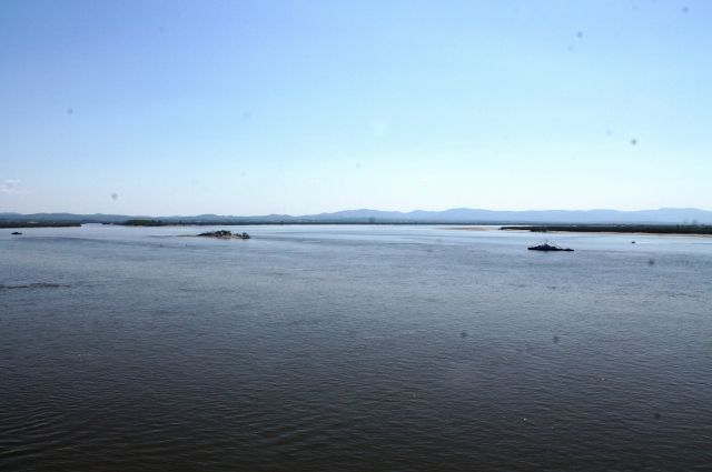 Река Амур у Хабаровска
