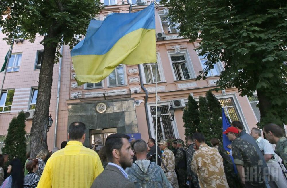 Штурм Госпогранслужбы в Киеве