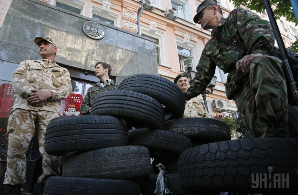 Штурм Госпогранслужбы в Киеве