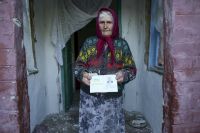 Бабушка в Славянске