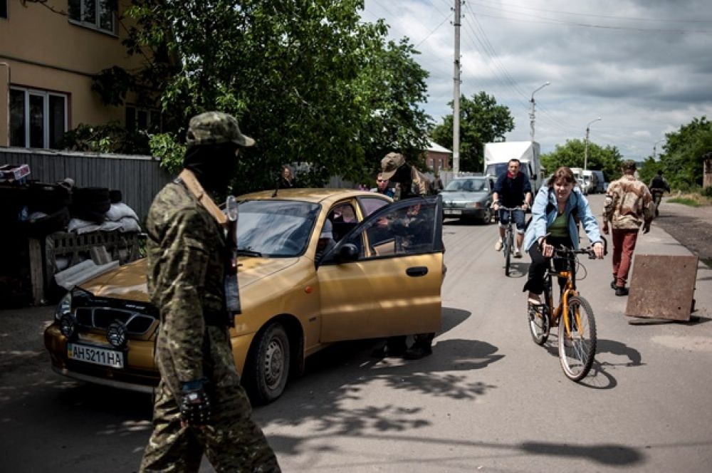 Разрушенный Славянск