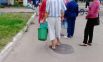 Очереди за водой в Славянске