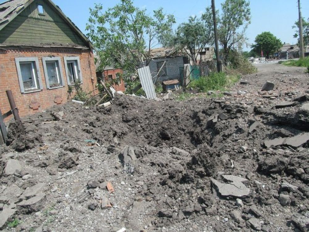 Разрушенный Славянск