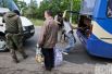 Беженцы из Славянска и Краматорска покидают зону АТО